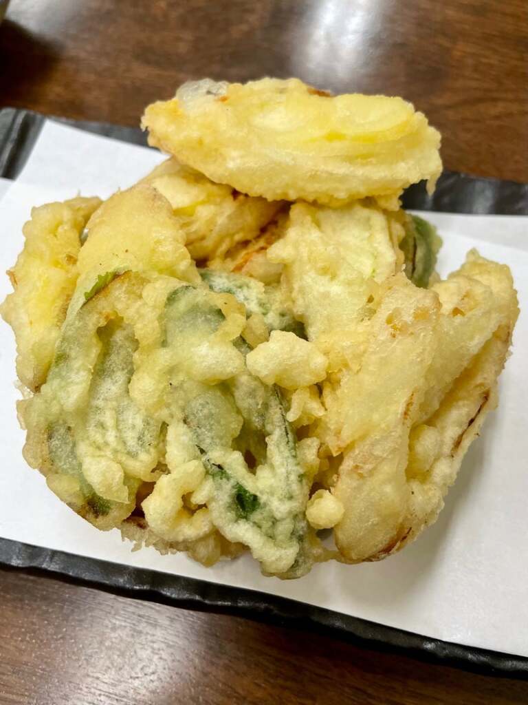 下仁田ねぎのかき揚げ